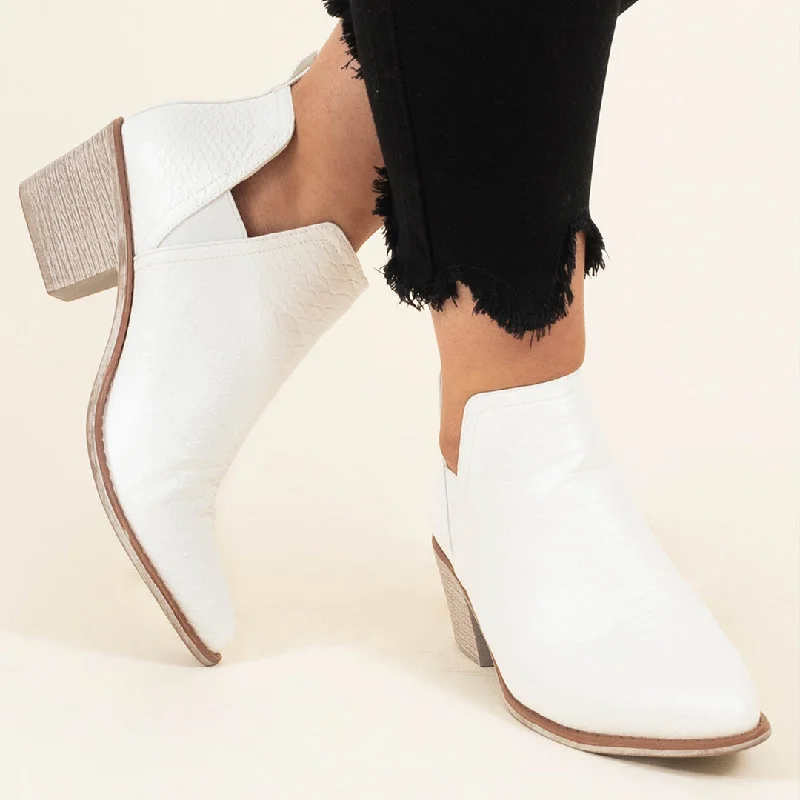 Call It Cute Booties, White