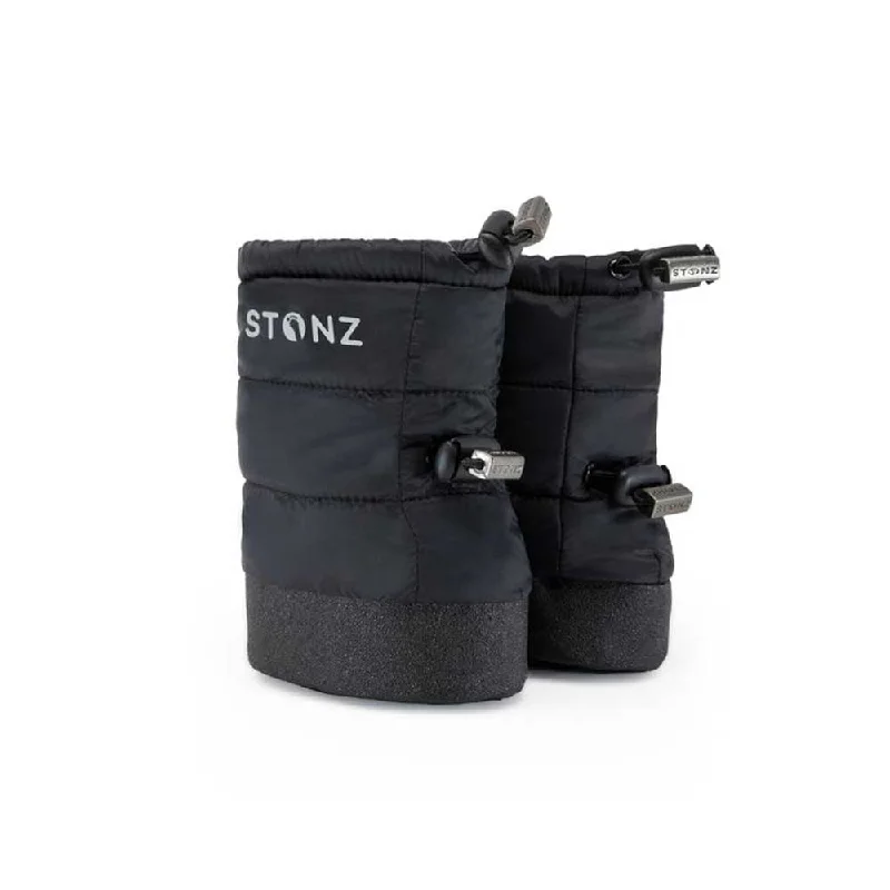 Stonz Baby Puffer Booties - Black