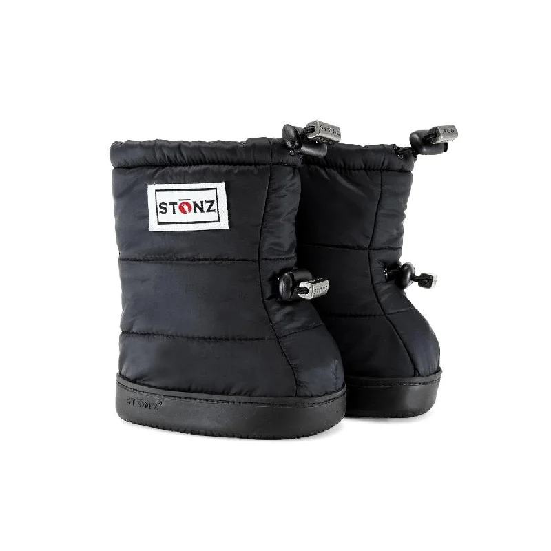 Stonz Toddler Puffer Booties - Black