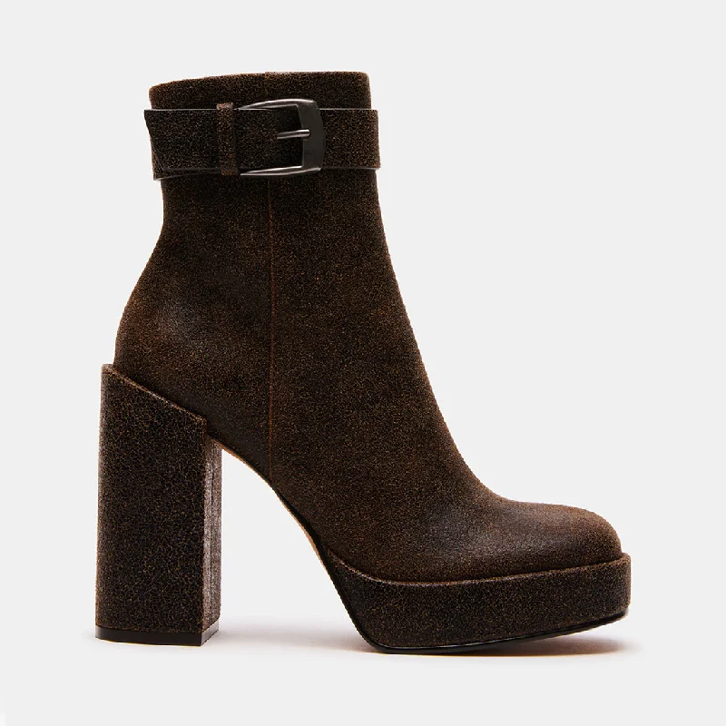 ZIVA BROWN SUEDE