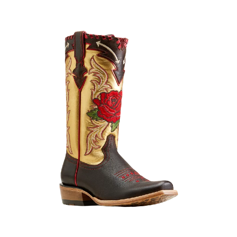 Ariat Women's Futurity Rodeo Quincy Western Toffee Crunchrange Riding Ruby Boots