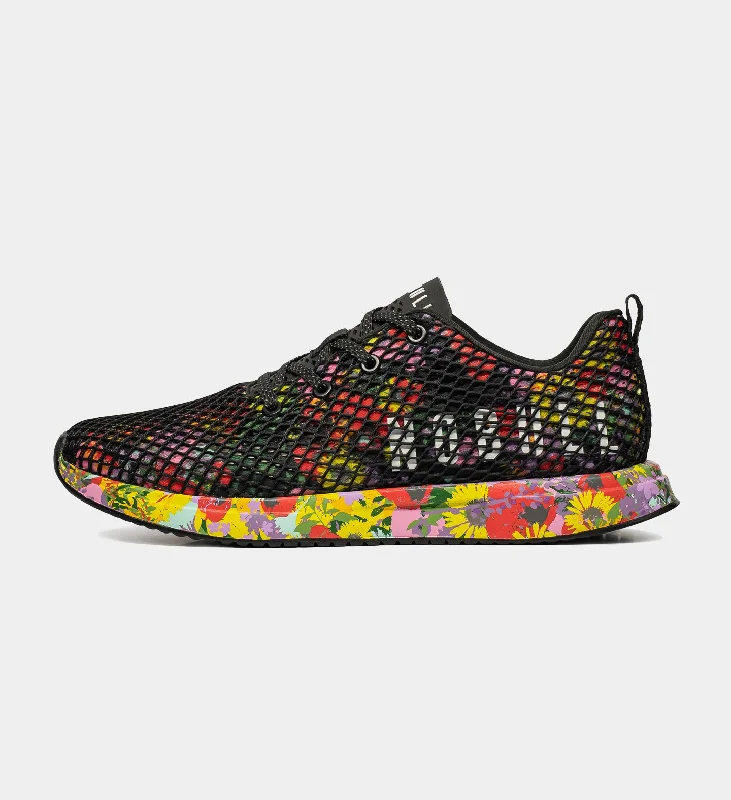 Women's Floral Mesh Runner