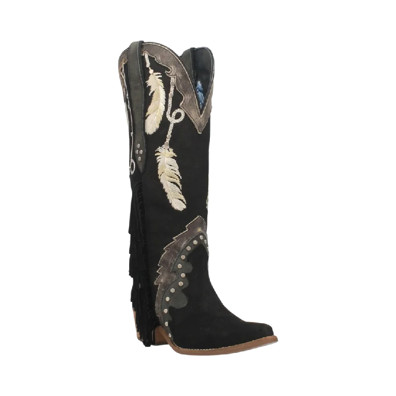 Dan Post Boot Women's Dingo Dream Catcher Leather Black Boots