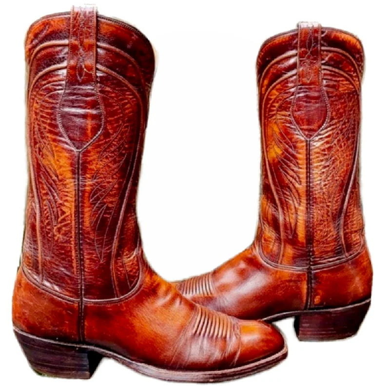 LUCCHESE Vintage San Antonio Seville Classics Goatskin Cowboy Boots