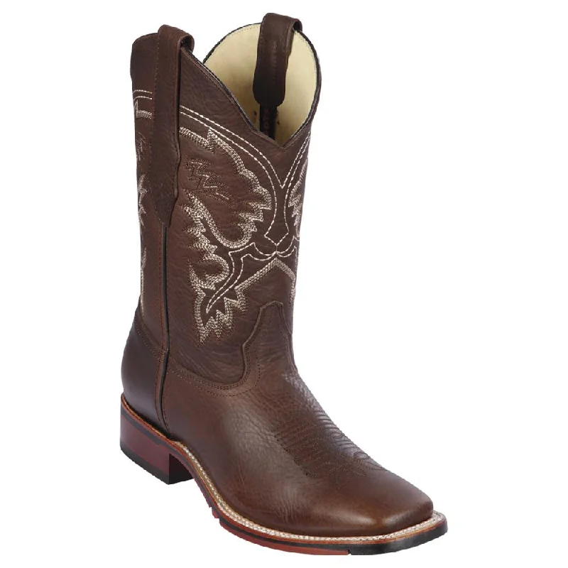 Los Altos Mens Boots Leather Boots Handcrafted Walnut