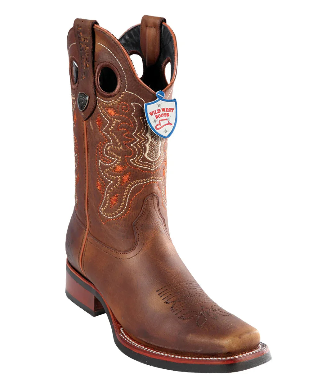 Wild West Boots Mens Rage Rodeo Honey Rubber Sole 819