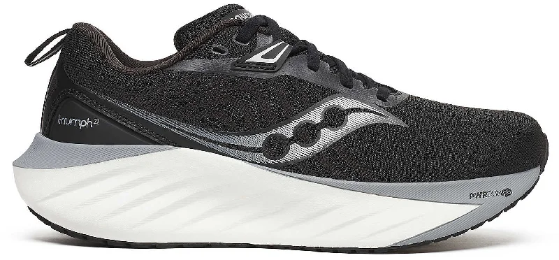 Saucony Triumph 22 Womens Running Shoes - Black