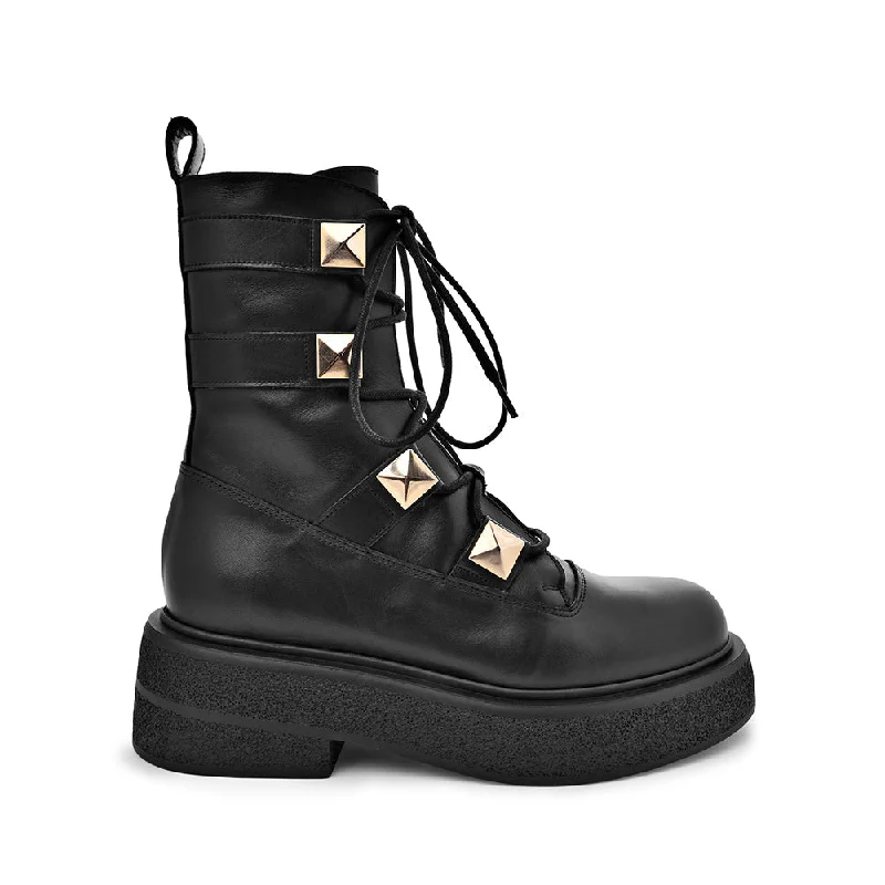 Maki Pyramid Studs Combat Boots