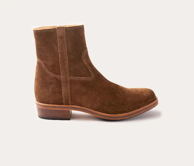 Terence Men's Zip Ankle Boot Tan